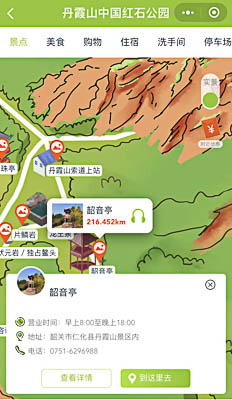 榕江景区手绘地图智慧导览和语音结合，让景区“活”起来